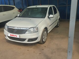 2014 Renault Logan I Рестайлинг, белый, 470000 рублей, вид 1