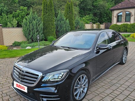 2019 Mercedes-Benz S-Класс 560 Long VI (W222, C217) Рестайлинг, чёрный, 6900000 рублей, вид 5