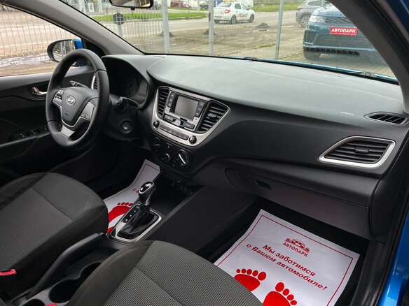 2018 Hyundai Solaris II, синий - вид 12