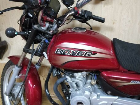 2019 Bajaj Boxer BM 150, красный, 125000 рублей, вид 5