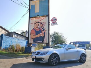 2005 Mercedes-Benz SLK-Класс 350 II (R171), серебристый, 1400000 рублей, вид 3