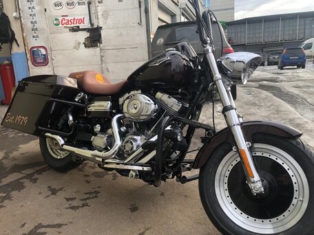 2004 Harley-Davidson Dyna Super Glide, чёрный, 650000 рублей, вид 2