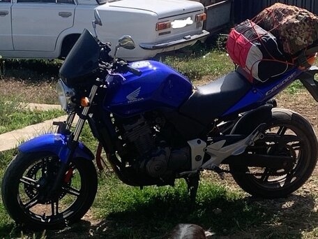 2004 Honda CBF 500, синий, 340000 рублей, вид 3
