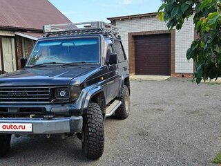 1990 Toyota Land Cruiser Prado 70 Series, чёрный, 1500000 рублей, вид 1