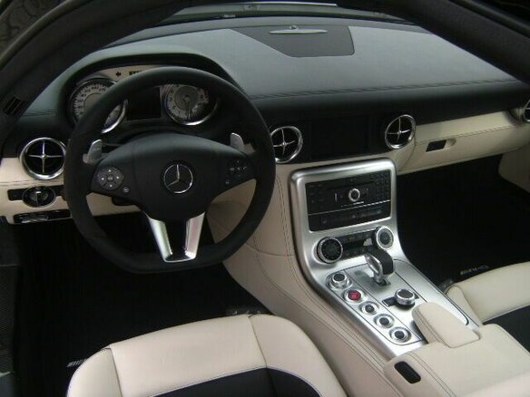 2011 Mercedes-Benz SLS AMG, чёрный - вид 10