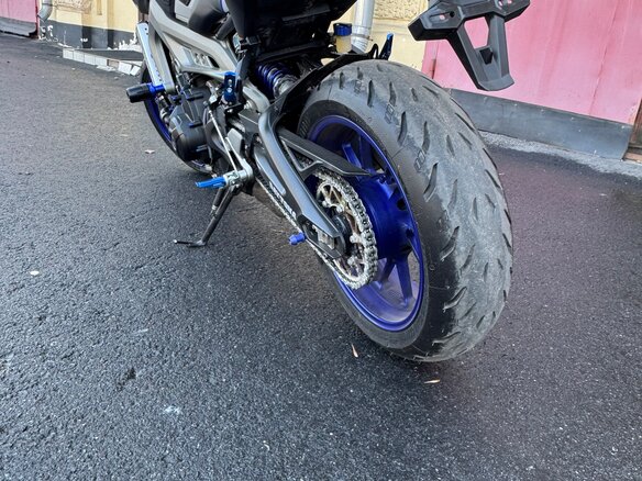2015 Yamaha MT-09 (FZ-09), синий, 800000 рублей - вид 21