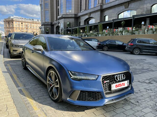 2016 Audi RS 7 Sportback performance I (4G) Рестайлинг, синий, 5040000 рублей, вид 2
