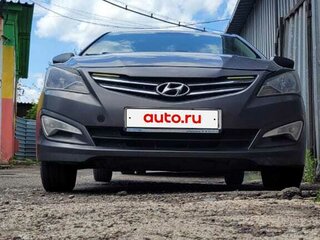 2014 Hyundai Solaris I Рестайлинг, серый, 850000 рублей, вид 2