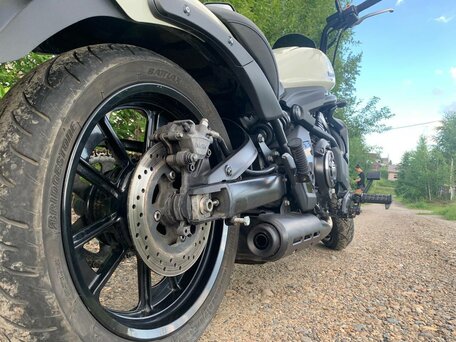 2015 Kawasaki EN650 Vulcan S, белый, 670000 рублей, вид 2