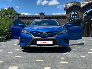 2019 Toyota Camry US Market VIII (XV70), синий, 2550000 рублей, вид 2