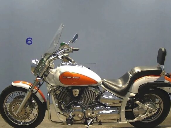 2001 Yamaha XVS1100, белый, 600000 рублей - вид 7