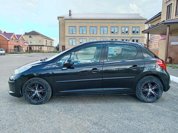 2009 Peugeot 207 I Рестайлинг, чёрный - вид 1