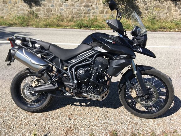 2012 Triumph Tiger 800, чёрный, 699000 рублей