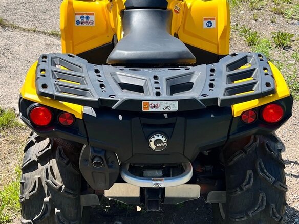 2017 BRP Can-Am Outlander 500, жёлтый