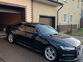 2017 Audi A6 IV (C7) Рестайлинг, чёрный, 3000000 рублей, вид 2