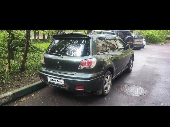 2002 Mitsubishi Outlander I, серый, 510000 рублей - вид 6
