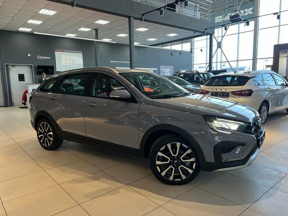 2026 Lada (ВАЗ) Vesta SW I Рестайлинг (NG), серый, 2123000 рублей - вид 1
