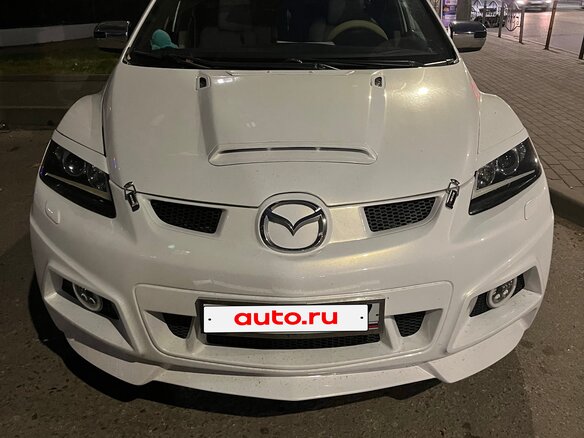 2010 Mazda CX-7 I Рестайлинг, белый, 1200000 рублей