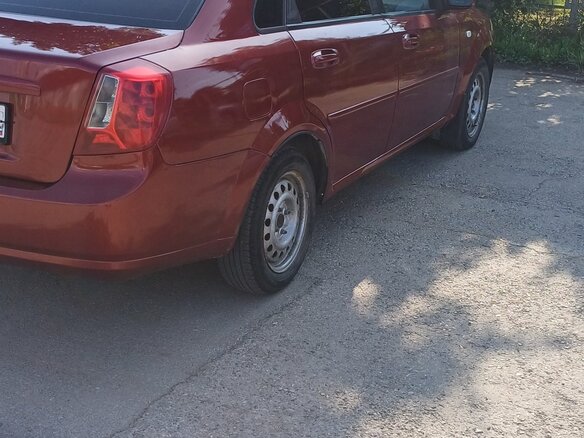 2008 Chevrolet Lacetti I, красный, 350000 рублей - вид 3