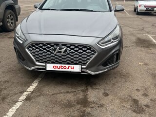 2018 Hyundai Sonata VII (LF) Рестайлинг, серый, 1750000 рублей, вид 2