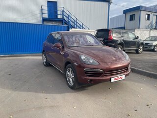 2011 Porsche Cayenne S Hybrid II (958), коричневый, 2190000 рублей, вид 2