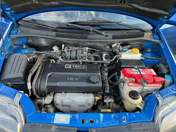 2007 Chevrolet Aveo I, синий, 430000 рублей - вид 2