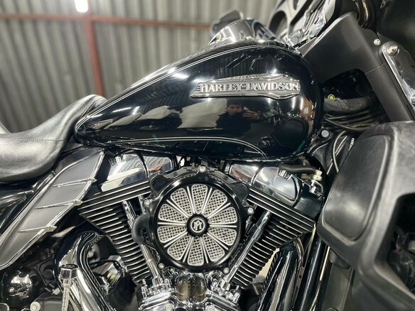 2013 Harley-Davidson Electra Glide, чёрный, 1450000 рублей - вид 10