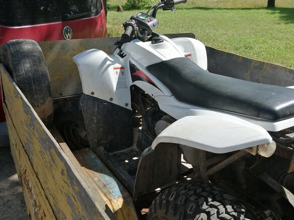 2014 Stels ATV-100, белый, 100000 рублей - вид 6
