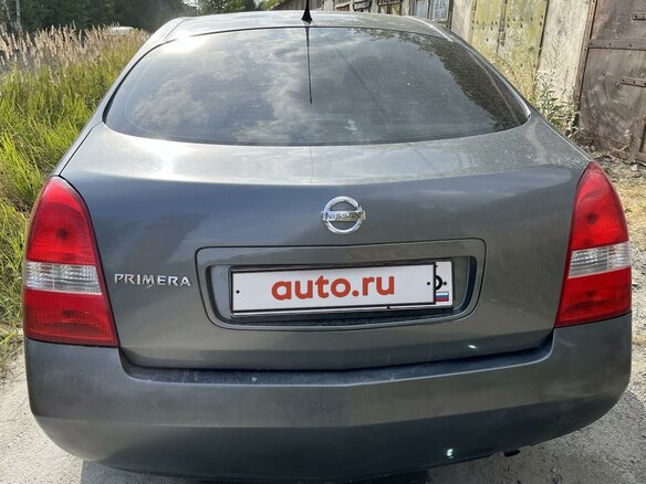 2004 Nissan Primera III (P12), серый - вид 7