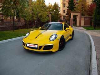 2017 Porsche 911 Carrera 4 GTS VII (991) Рестайлинг, жёлтый, 8900000 рублей, вид 3