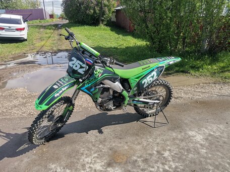 2009 Kawasaki KX 250, зелёный, 299000 рублей, вид 2