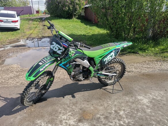 2009 Kawasaki KX 250, зелёный, 299000 рублей - вид 1