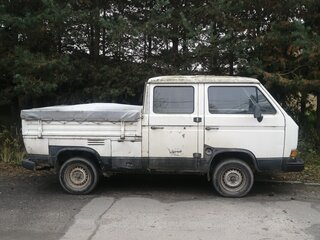 1987 Volkswagen Transporter 4-speed T3, белый, 400000 рублей, вид 3
