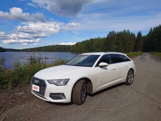 2019 Audi A6 40 TDI V (C8), белый, 3300000 рублей, вид 1