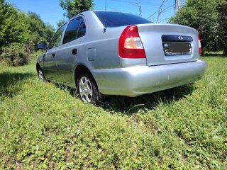 2007 Hyundai Accent ТагАЗ II, синий, 425000 рублей, вид 2