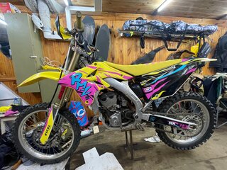 2008 Suzuki RM-Z 250, жёлтый, 300000 рублей, вид 2