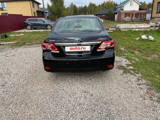 2012 Toyota Corolla X (E140, E150) Рестайлинг, чёрный, 852000 рублей, вид 4