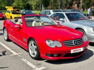 2003 Mercedes-Benz SL-Класс 350 V (R230), красный, 2550000 рублей, вид 1