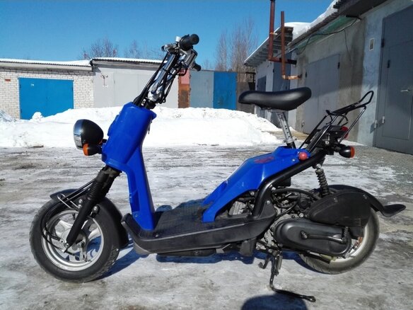 2014 Honda Bite 50, синий, 90000 рублей - вид 6