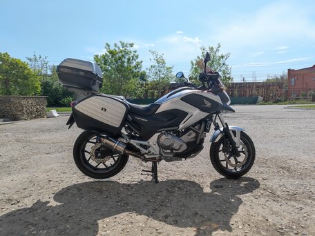 2012 Honda NC 700X, серебристый, 490000 рублей, вид 2