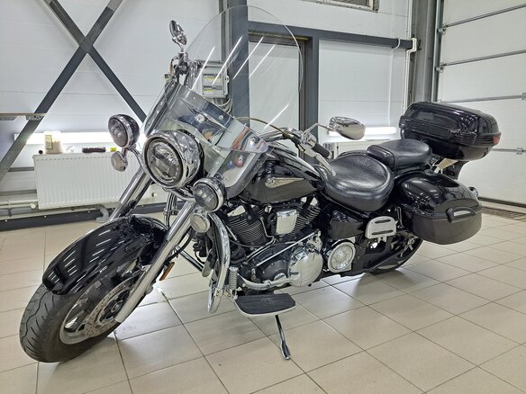 2007 Yamaha XV 1700 Road Star, чёрный, 850000 рублей