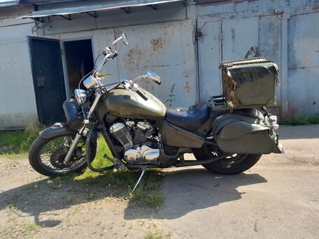 1993 Honda Steed 400, зелёный, 300000 рублей, вид 3