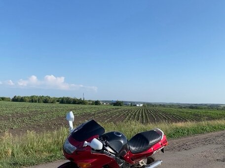 1998 Kawasaki ZZR 600, красный, 285000 рублей, вид 2