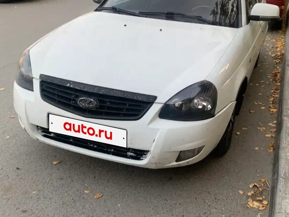 2009 Lada (ВАЗ) Priora I, белый, 260000 рублей - вид 1