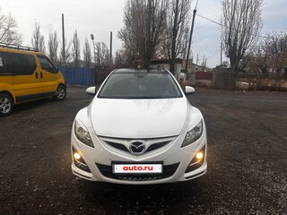 2011 Mazda 6 II (GH) Рестайлинг, белый, 1400000 рублей, вид 2