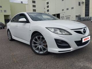 2012 Mazda 6 II (GH) Рестайлинг, белый, 990000 рублей, вид 3