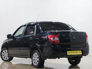2013 Lada (ВАЗ) Granta I, чёрный, 309000 рублей, вид 4