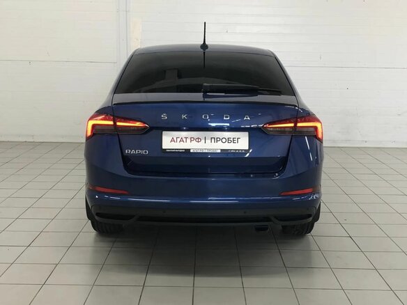 2021 Skoda Rapid II, синий - вид 6