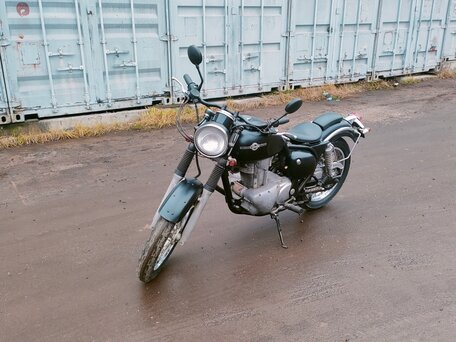 2000 Kawasaki BJ250 Estrella, чёрный, 229000 рублей, вид 1