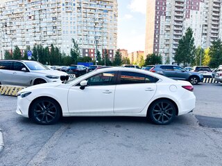 2016 Mazda 6 III (GJ) Рестайлинг, белый, 1380000 рублей, вид 4